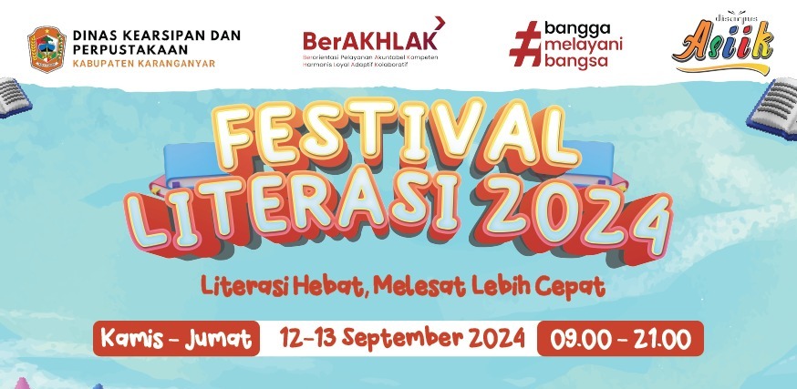 Festival Literasi Karanganyar 2024: Mendorong Literasi, Melesat Lebih Cepat